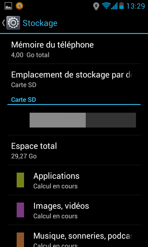 Stockage