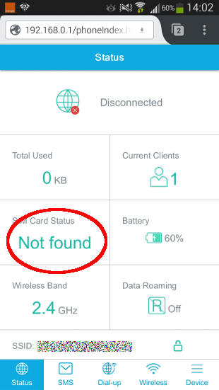 sim not found